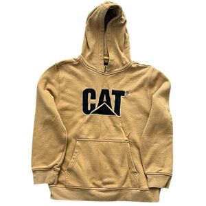 CAT Caterpillar Hoodie Youth XXL Brown